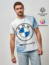 Мужская базовая футболка / BMW / БМВ