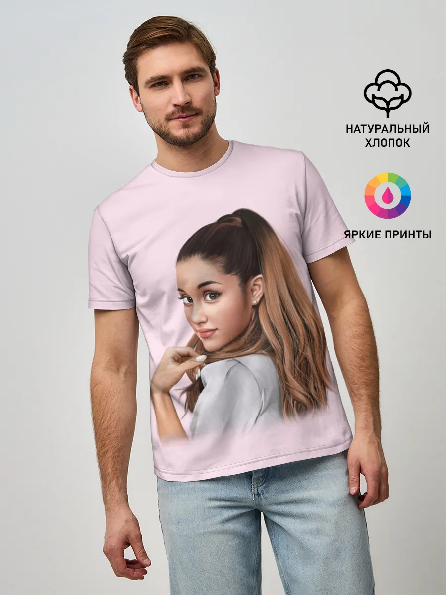 Мужская базовая футболка / Ariana art