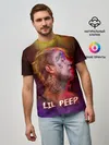 Мужская базовая футболка / Lil Peep ART