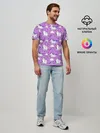 Мужская базовая футболка / Unicorn pattern