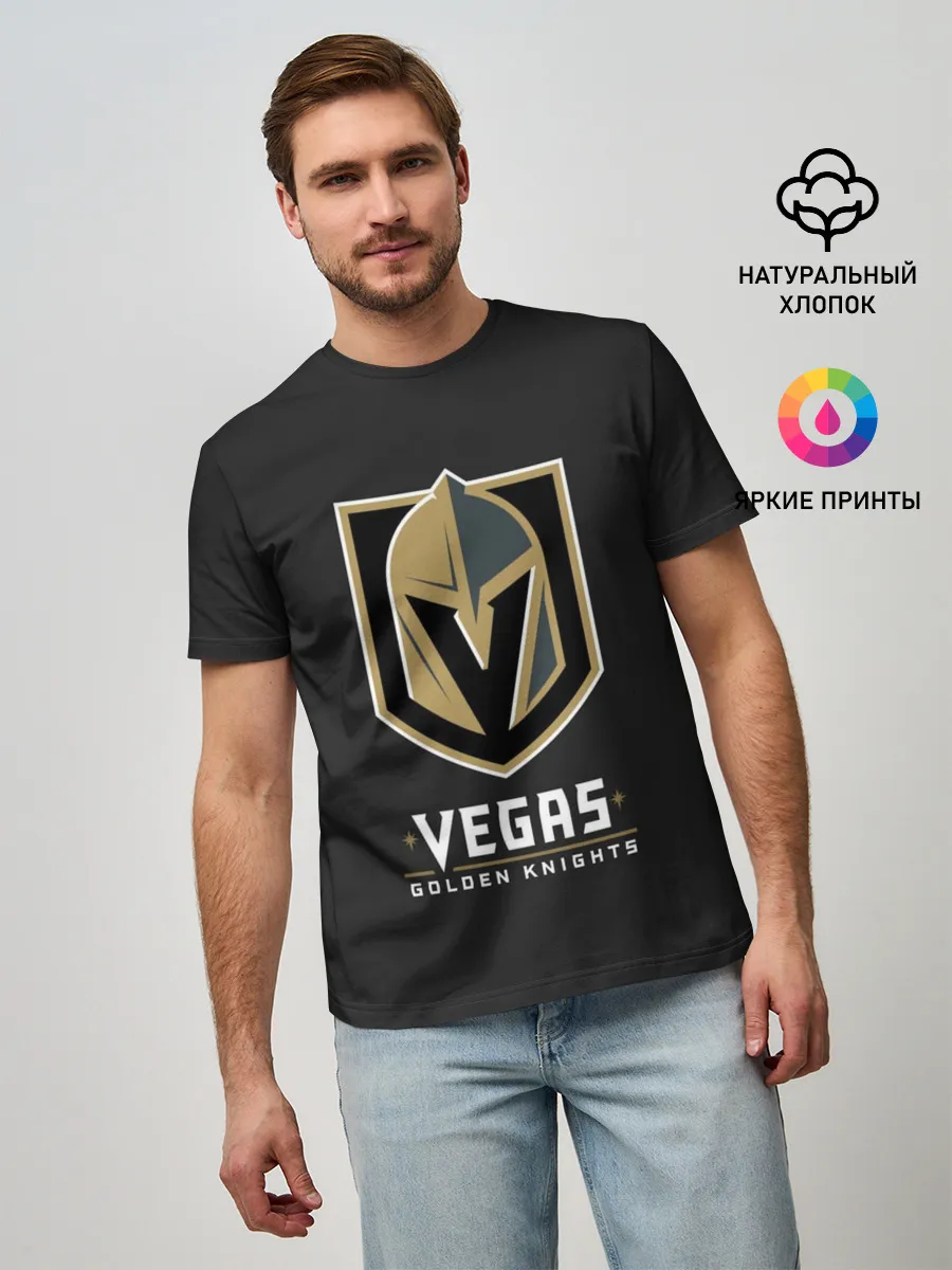 Мужская базовая футболка / Vegas Golden Knights