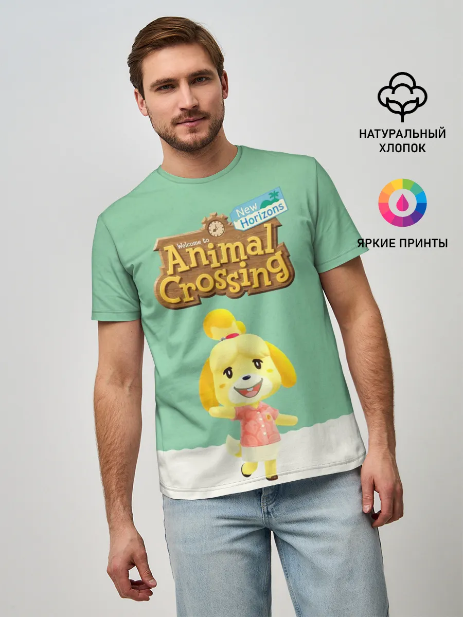 Мужская базовая футболка / Animal Crossing