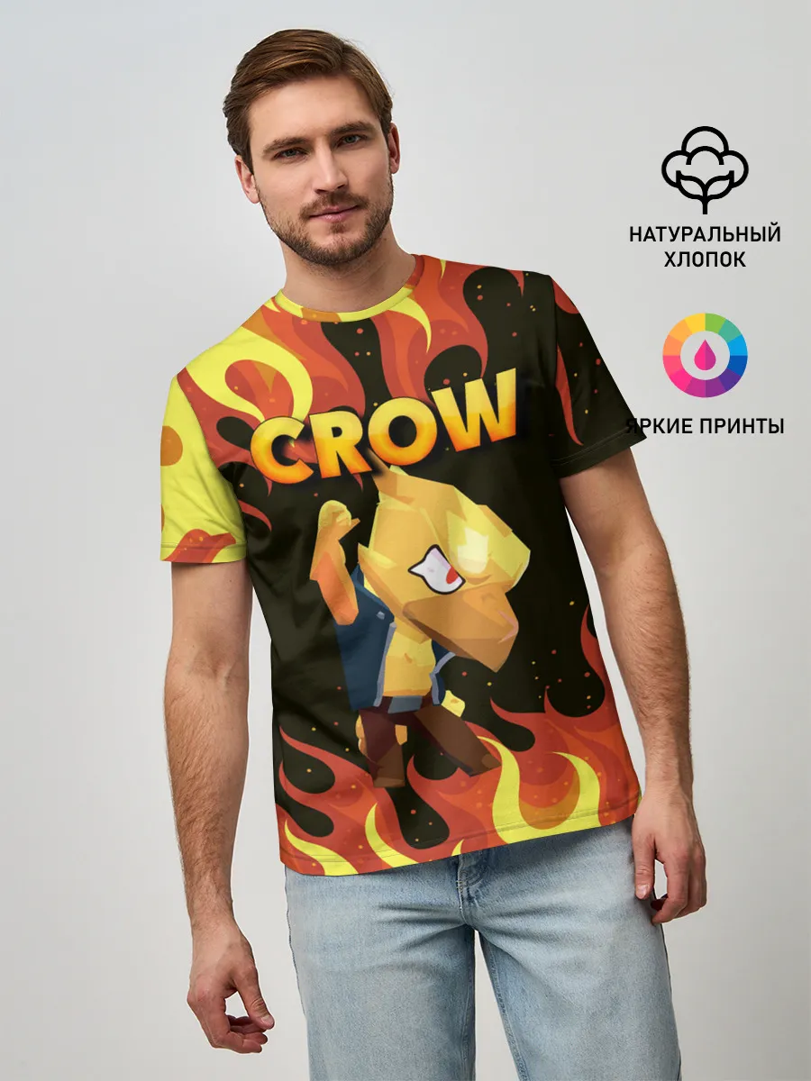 Мужская базовая футболка / BRAWL STARS CROW