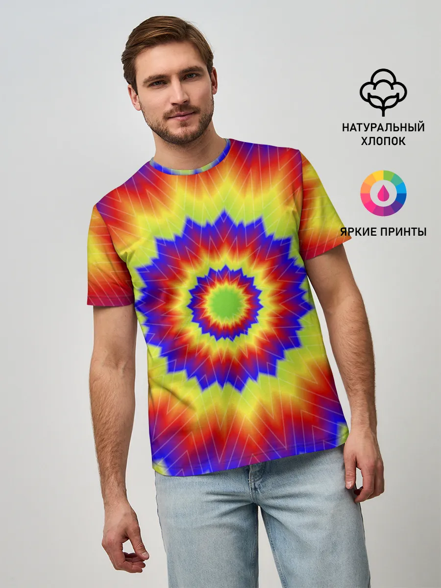 Мужская базовая футболка / Tie-Dye