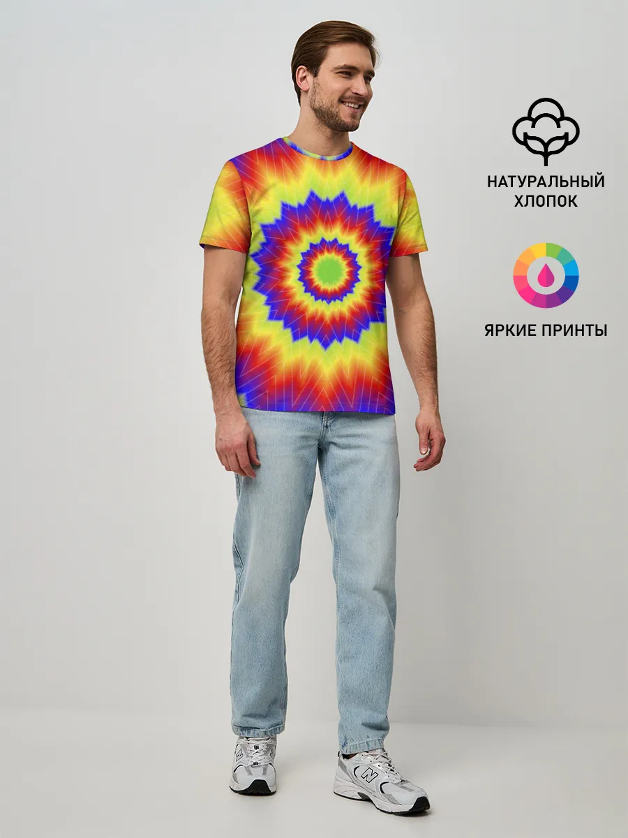 Мужская базовая футболка / Tie-Dye