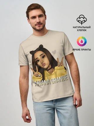 Мужская базовая футболка / Ariana Grande (Ариана Гранде)