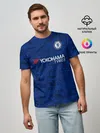 Мужская базовая футболка / Chelsea home 19-20