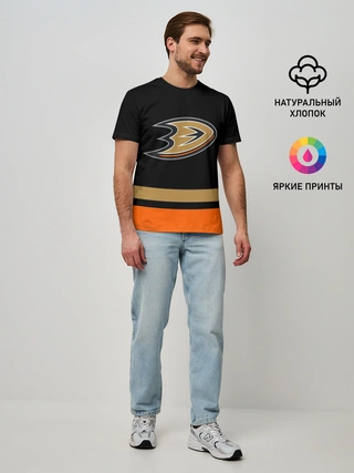 Мужская базовая футболка / Anaheim Ducks | Анахайм Дакс