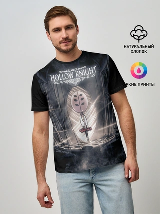 Мужская базовая футболка / Hollow Knight.