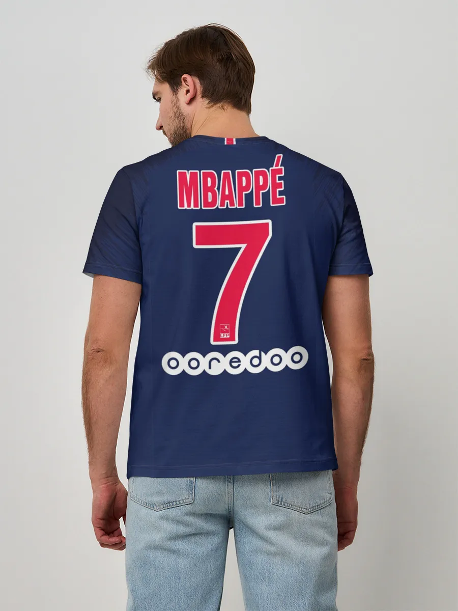 Мужская базовая футболка / Mbappe home 18-19