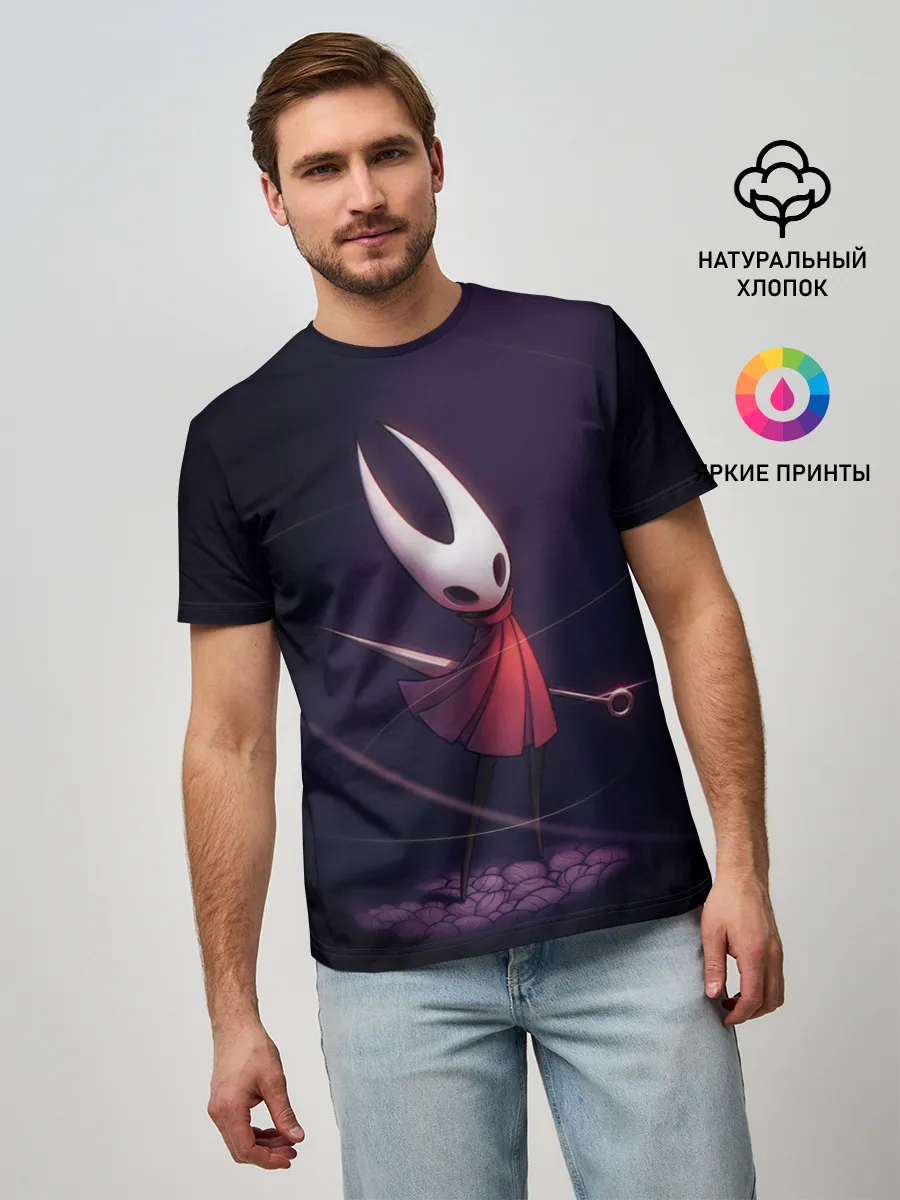 Мужская базовая футболка / Hollow Knight