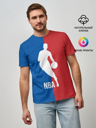 Мужская базовая футболка / Эмблема NBA