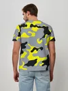 Мужская базовая футболка / Yellow camouflage