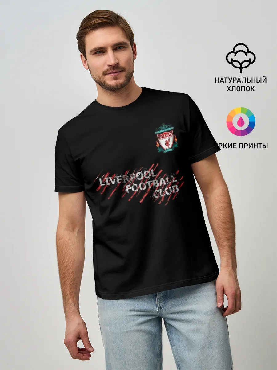 Мужская базовая футболка / LIVERPOOL FC | ЛИВЕРПУЛЬ