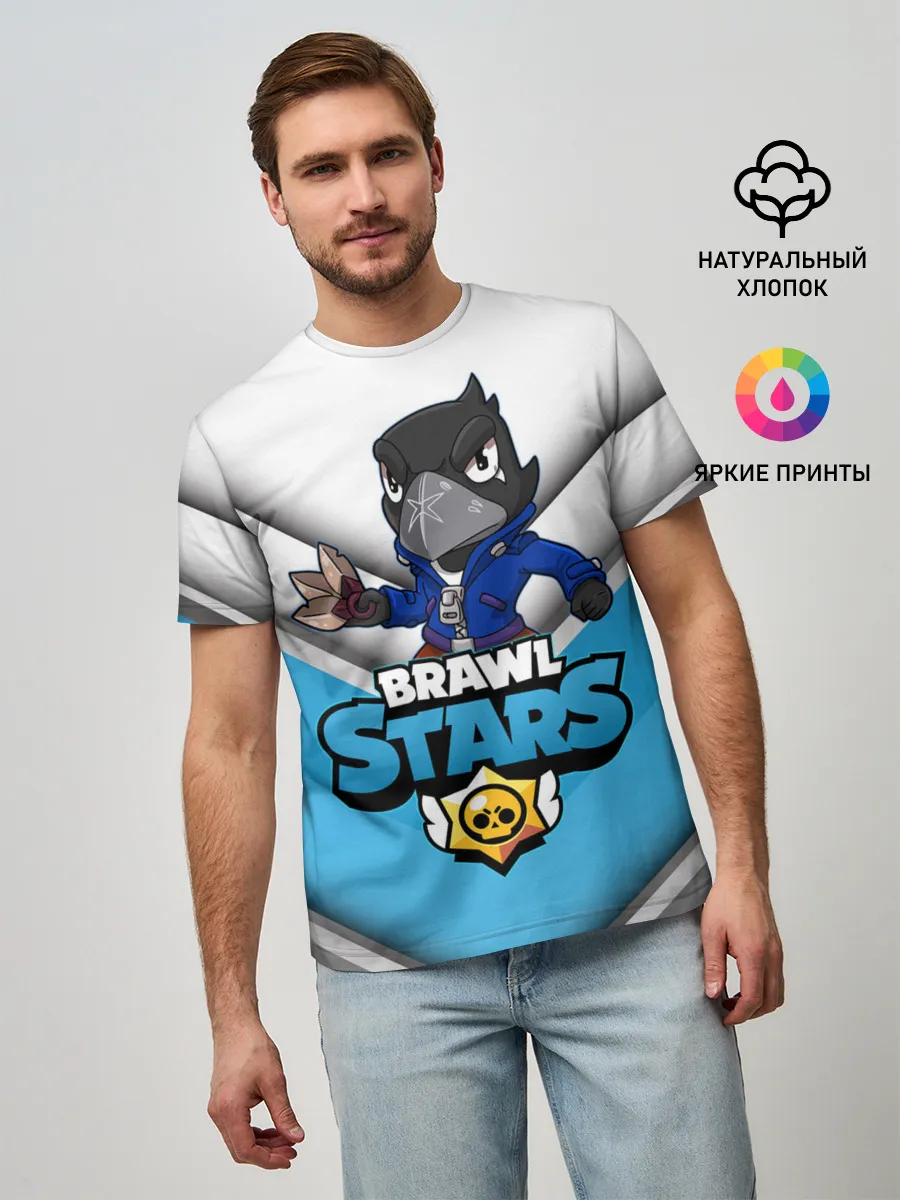 Мужская базовая футболка / BRAWL STARS CROW