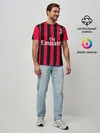 Мужская базовая футболка / Milan home 18-19