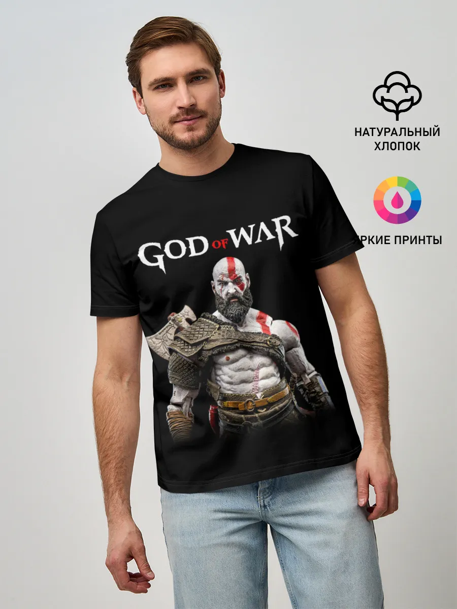 Мужская базовая футболка / God of War