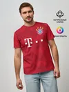 Мужская базовая футболка / Bayern home 18-19