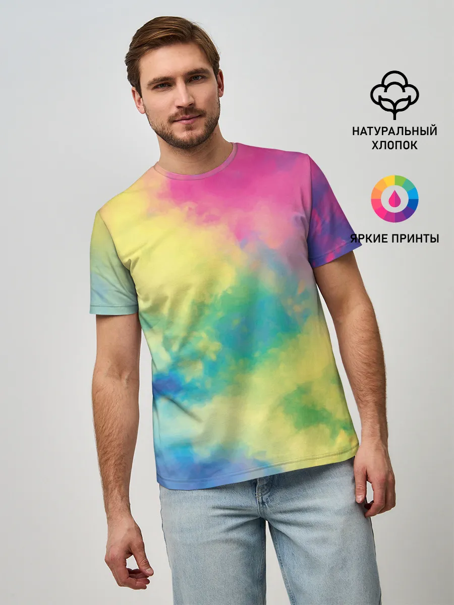 Мужская базовая футболка / Tie-Dye