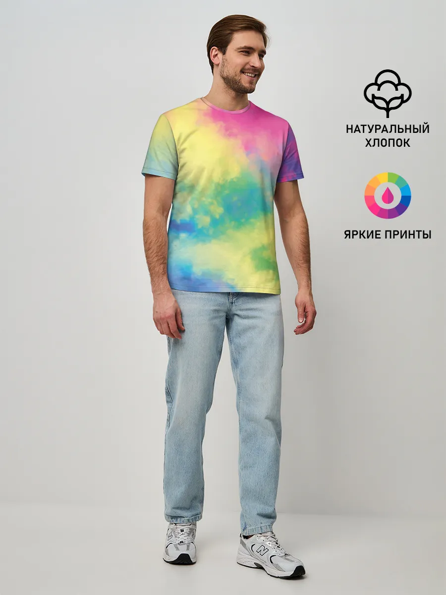 Мужская базовая футболка / Tie-Dye