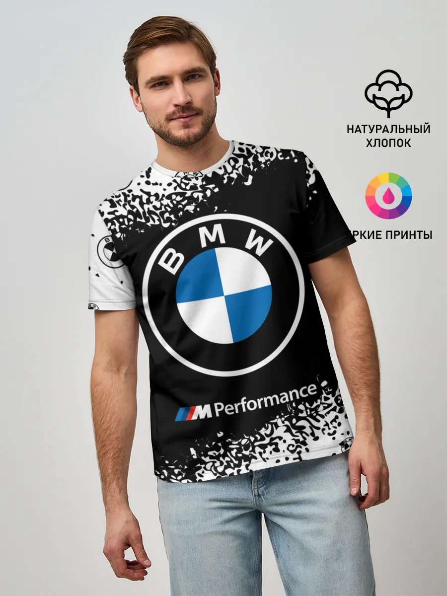 Мужская базовая футболка / BMW / БМВ