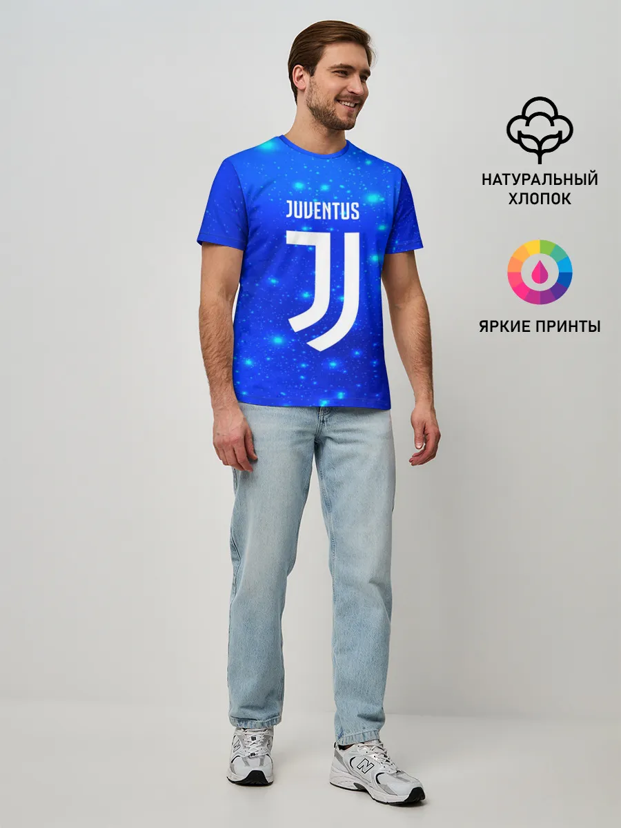 Мужская базовая футболка / Juventus space collection