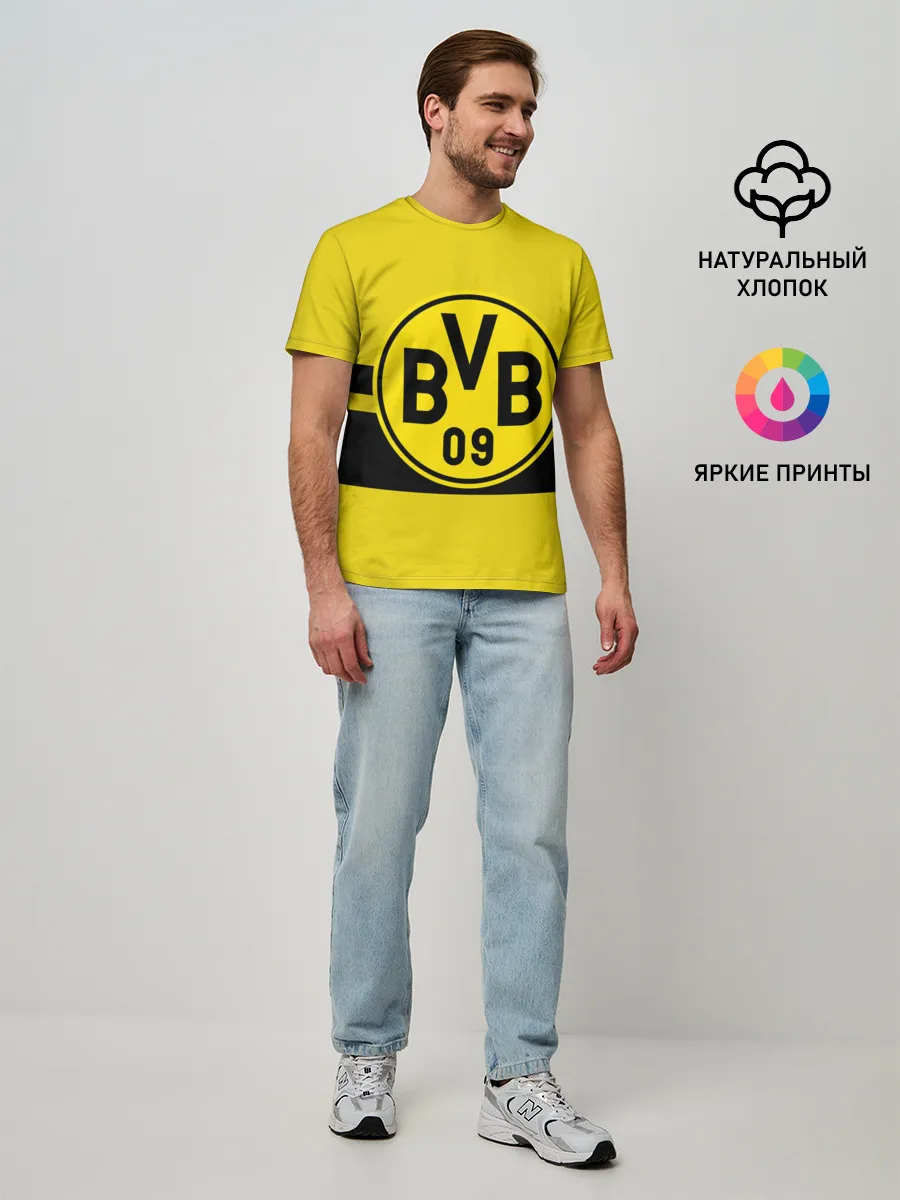 Мужская базовая футболка / BORUSSIA DORTMUND