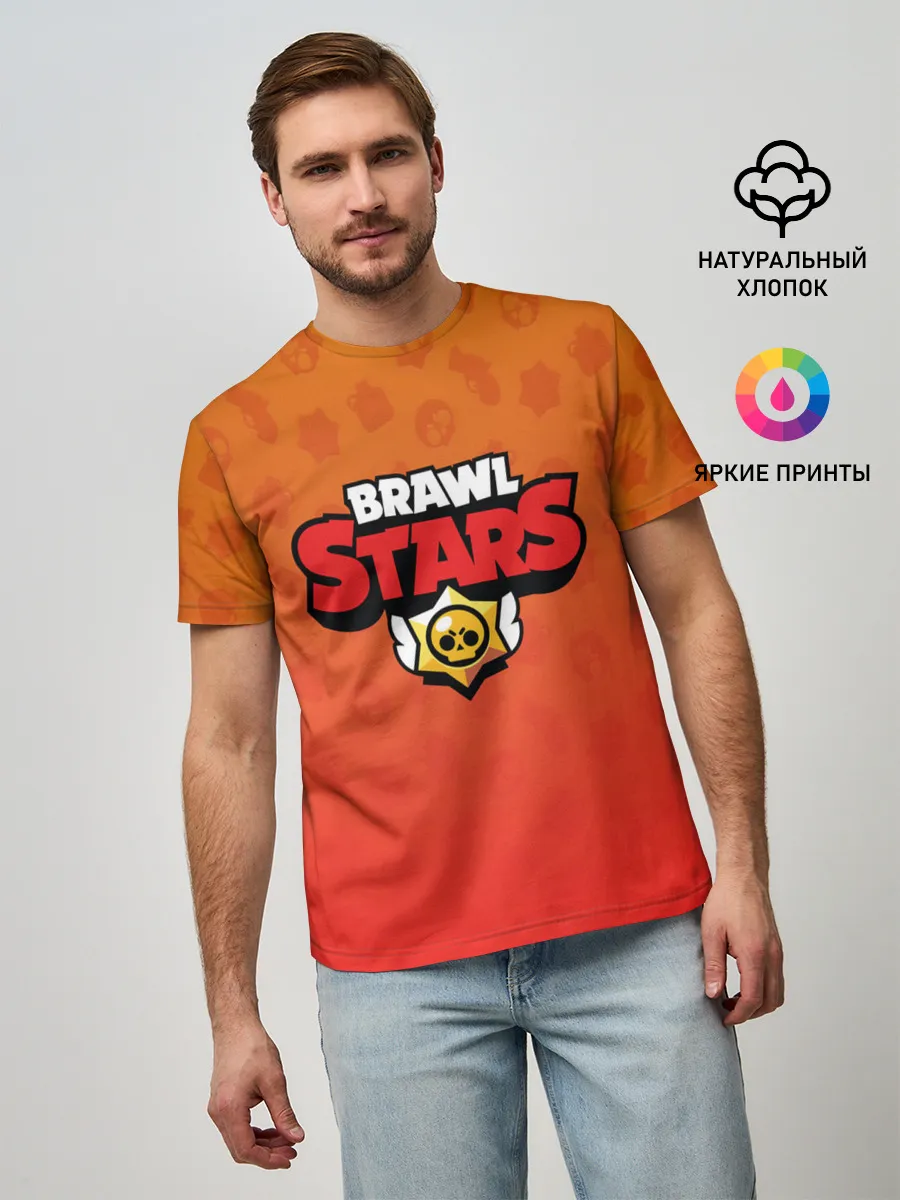 Мужская базовая футболка / Brawl Stars.