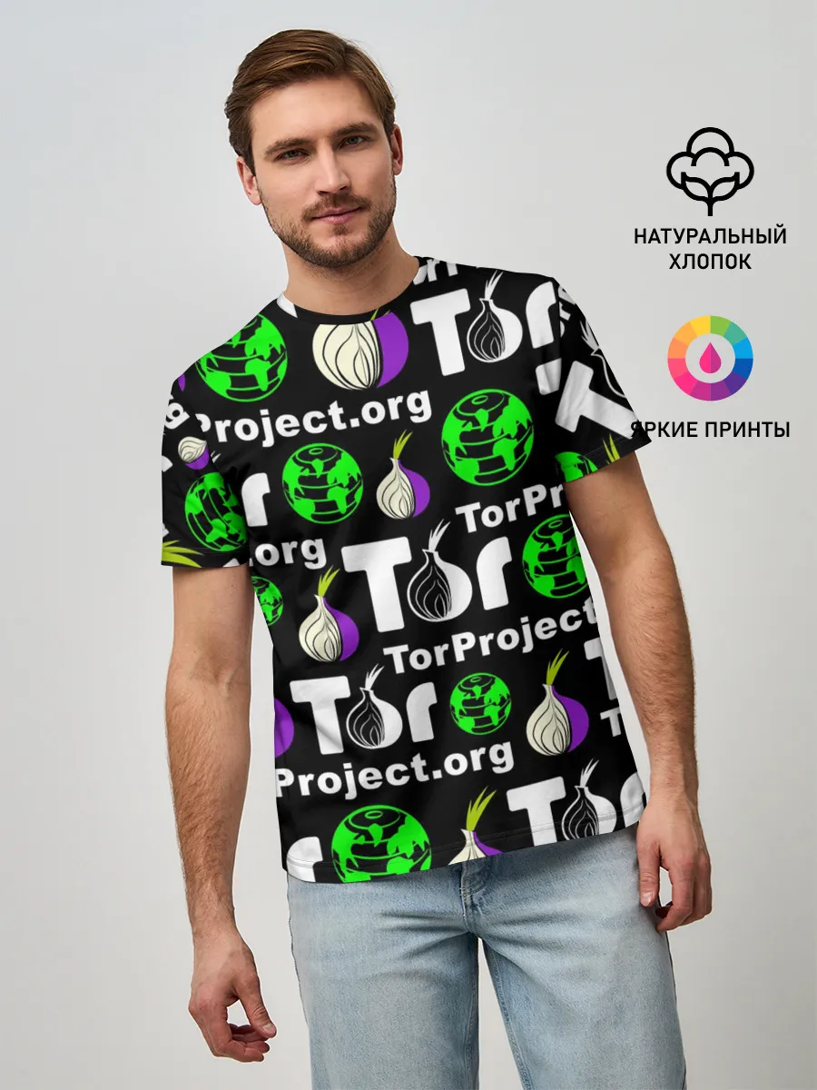 Мужская базовая футболка / ТОР / TOR PROJECT BROWSER