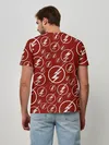 Мужская базовая футболка / The Flash Logo Pattern