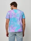 Мужская базовая футболка / Мрамор Tie Dye