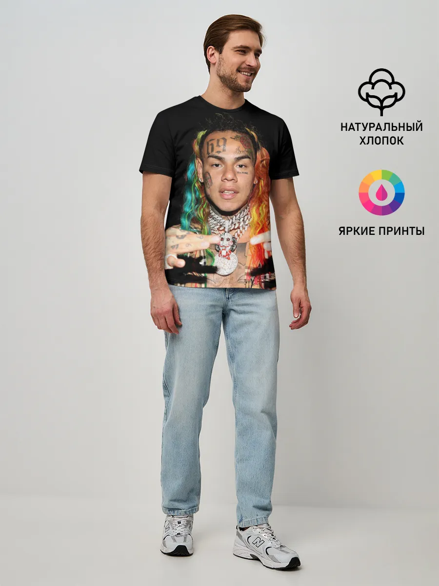 Мужская базовая футболка / 6IX9INE