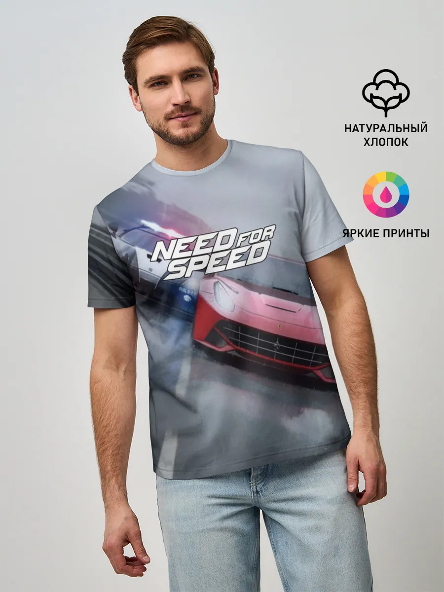 Мужская базовая футболка / NEED FOR SPEED