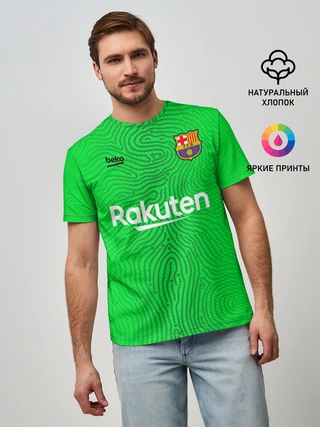 Мужская базовая футболка / FC Barcelona | Goalkeeper 2021/22