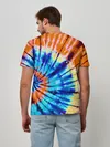 Мужская базовая футболка / Tie dye