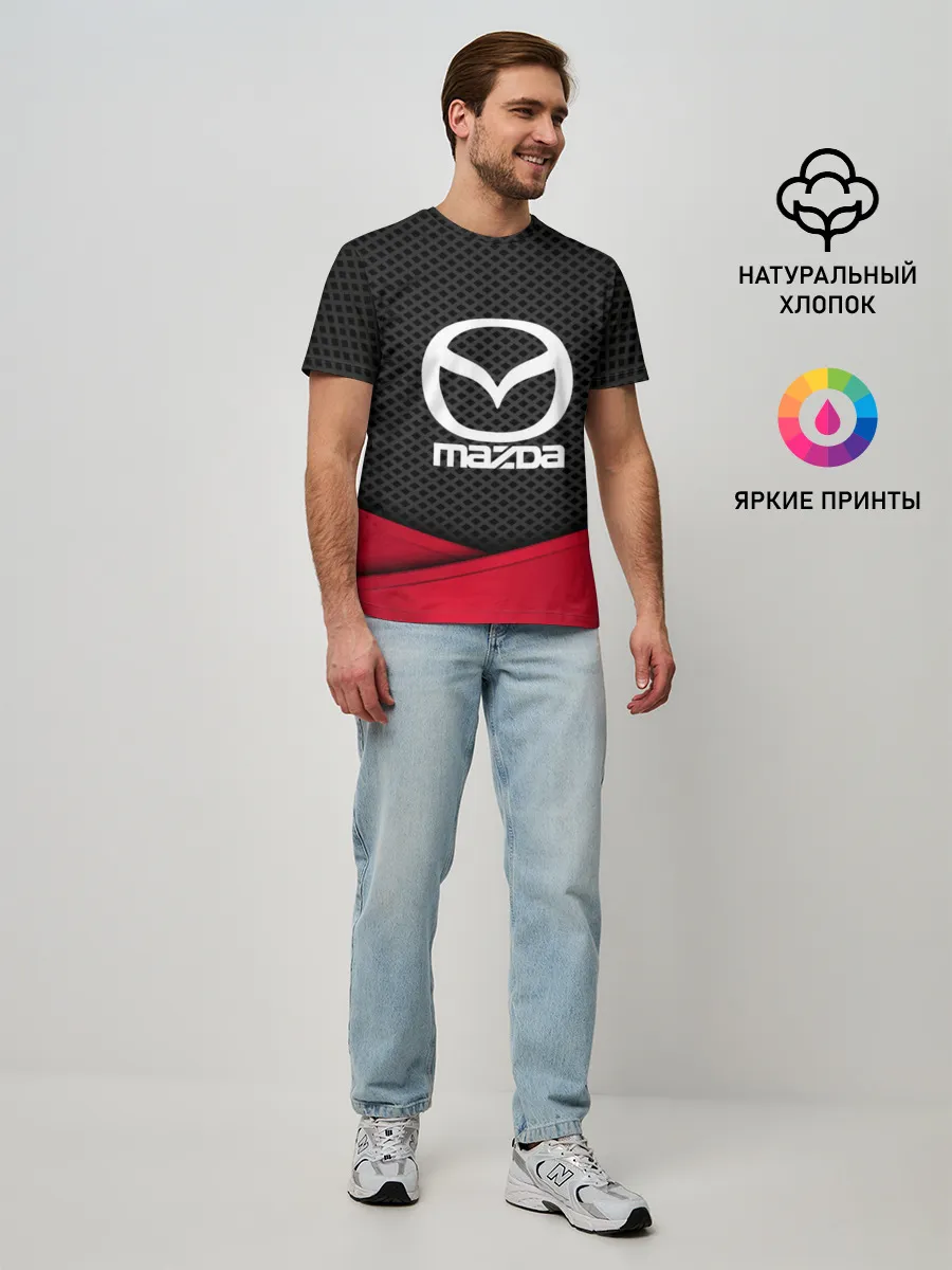 Мужская базовая футболка / MAZDA