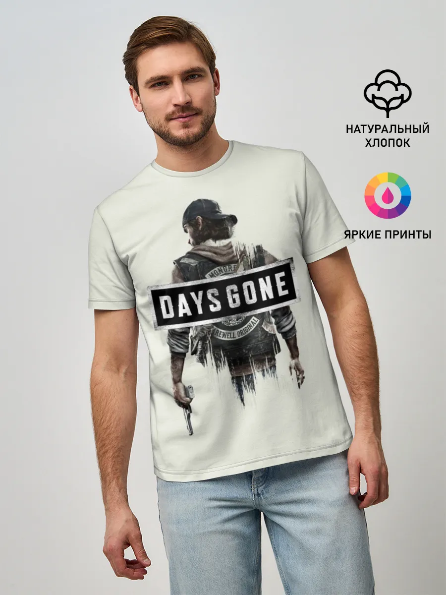 Мужская базовая футболка / Days Gone Poster