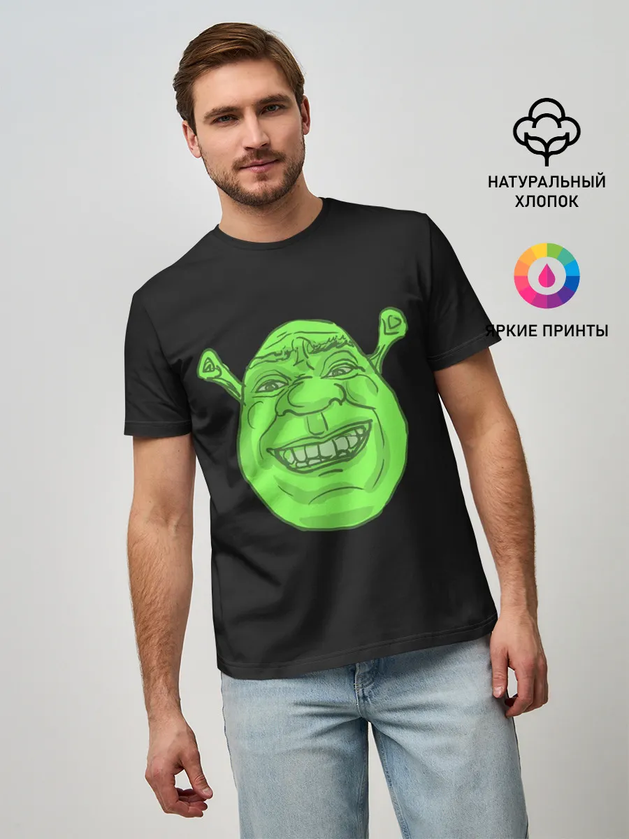 Мужская базовая футболка / Shreks Face