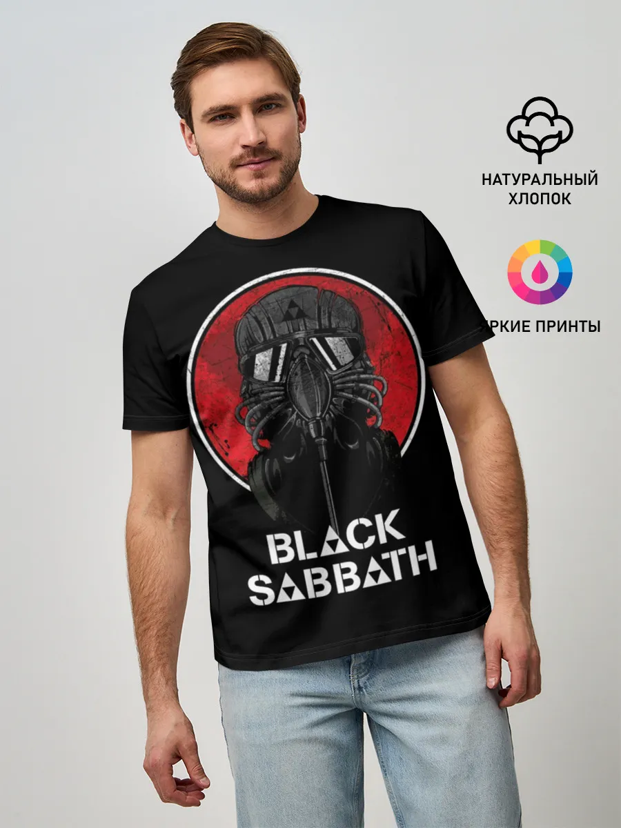 Мужская базовая футболка / Black Sabbath