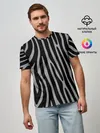 Мужская базовая футболка / Zebra Camouflage