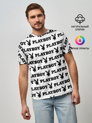 Мужская базовая футболка / PLAYBOY | ПЛЕЙБОЙ (Z)