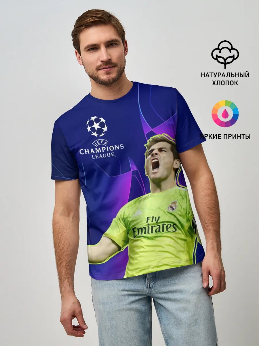 Мужская базовая футболка / Iker Casillas