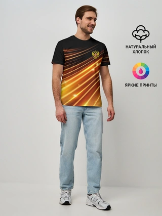 Мужская базовая футболка / Russia Sport 2018 uniform