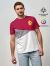 Мужская базовая футболка / AS Roma | Red Design 21/22