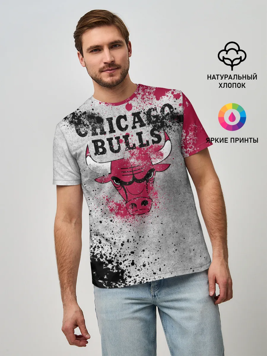 Мужская базовая футболка / CHICAGO BULLS [8]