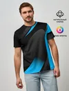 Мужская базовая футболка / SPORT WEAR BLUE