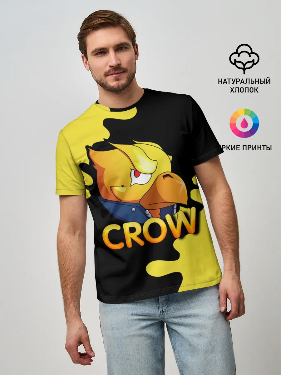 Мужская базовая футболка / Crow (Brawl Stars)