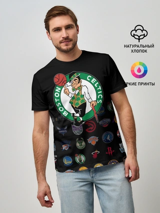 Мужская базовая футболка / Boston Celtics (1)