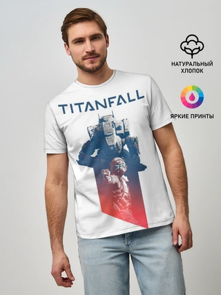 Мужская базовая футболка / Titanfall