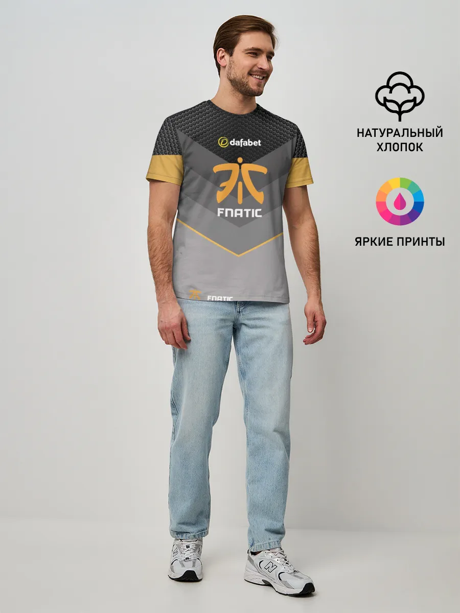 Мужская базовая футболка / cs:go (Fnatic)